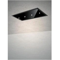 Baraldi 01GEAFL090BLSP80 Cappa Da Soffitto Gea Flat 4 Velocita' Comandi Da Remoto Con Telecomando Aspirante E Filtrante 90 Cm Nero