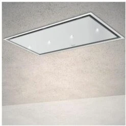 Baraldi 01GEAFL090WHSP80 Cappa Da Soffitto Gea Flat 4 Velocita' Comandi Da Remoto Con Telecomando E Smartphone 90 Cm Bianco