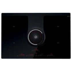 Elica NIKOLATESLA BL/F/830x515 Mix Piano Cottura Aspirante A Induzione Con Cappa Filtrante Integrata 4 Zone 83 Cm Comandi Touch Control 536 M3/h Vetro Nero PRF0120978A