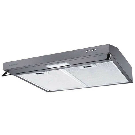 Cappuccio Visiera 60cm 348m3/h Grigio - Rhc6381gr - Rosieres 3 Cappuccio Visiera 60cm 348m3/h Grigio - Rhc6381gr - Rosieres