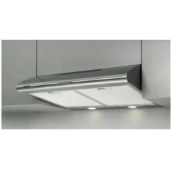 Silverline 1201.6.733.04 Cappa Ad Incasso Aspirante/Filtrante Controllo Con Tasti Classe Energetica D Sottopensile 3 Velocità Portata 480 Mⁿ/h 60cm Acciaio Inossidabile