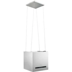 Cappa Da Cucina Ad Isola Sospesa LCD Con Sensore 37 Cm Acciaio -Fornello Italia 51099614 3