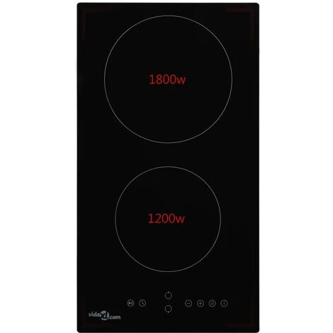 Piano Cottura In Ceramica Con 2 Zone E Controlli Touch 3000 W 4 Piano Cottura In Ceramica Con 2 Zone E Controlli Touch 3000 W - immagine 2