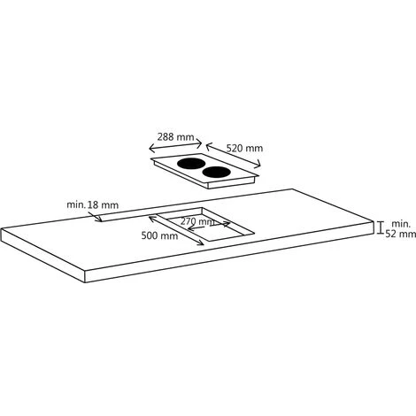 Piano Cottura In Ceramica Con 2 Zone E Controlli Touch 3000 W 7 Piano Cottura In Ceramica Con 2 Zone E Controlli Touch 3000 W - immagine 5