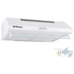 Cappuccio BIANCO Standard Orbegozo. 2 Filtri In Alluminio Rimovibili. Motore Da 80 W. 3 Livelli Di Potenza. Larghezza: 60 Cm