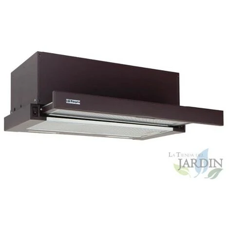 Cappuccio Telescopico Rifinito In Marrone Orbegozo. Motore Da 65 W. Classe Energetica D. 2 Filtri Estraibili. 3 Cappuccio Telescopico Rifinito In Marrone Orbegozo. Motore Da 65 W. Classe Energetica D. 2 Filtri Estraibili.