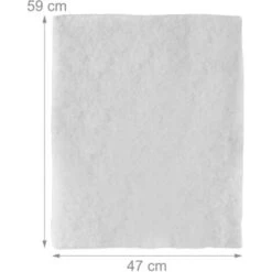 Relaxdays Filtri Per Cappa Cucina, Set 5 Ricambi Antigrassio Aspiranti, Accessorio Aspiracenere, Da Ritagliare, Bianco -Fornello Italia 51974584 4