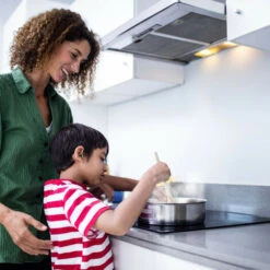 Relaxdays Filtri Per Cappa Cucina, Set 5 Ricambi Antigrassio Aspiranti, Accessorio Aspiracenere, Da Ritagliare, Bianco -Fornello Italia 51974584 5