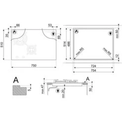 Smeg Piano Cottura Induzione / Gas Classica PM3743D 75 Cm Nero -Fornello Italia 58223906 3