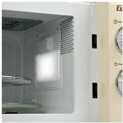 Girmi FM2105 Design Vintage Forno A Microonde Con Grill Capacità 20 Litri Potenza 700+800W 3 Modalità Di Cottura Crema 11 Girmi FM2105 Design Vintage Forno A Microonde Con Grill Capacità 20 Litri Potenza 700+800W 3 Modalità Di Cottura Crema -Fornello Italia 59675445 5
