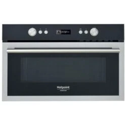 Hotpoint Ariston MD 664 IX HA Forno A Microonde Combinato Da Incasso Con Grill Capacita' 31 Litri Potenza 1000 W Funzione Crisp Display LED Acciaio Inox