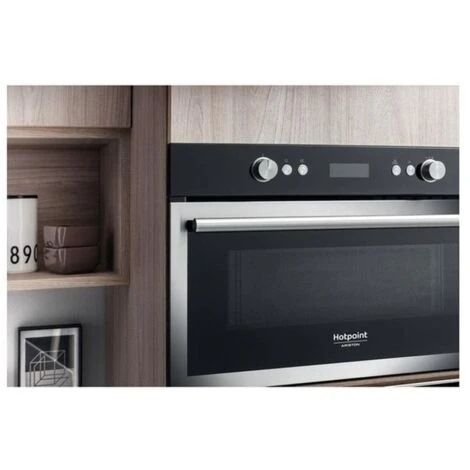 Hotpoint Ariston MD 664 IX HA Forno A Microonde Combinato Da Incasso Con Grill Capacita' 31 Litri Potenza 1000 W Funzione Crisp Display LED Acciaio Inox 4 Hotpoint Ariston MD 664 IX HA Forno A Microonde Combinato Da Incasso Con Grill Capacita' 31 Litri Potenza 1000 W Funzione Crisp Display LED Acciaio Inox - immagine 2