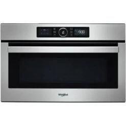 Whirlpool AMW 730/IX Forno A Microonde Da Incasso Capacita' 31 Litri Potenza 100 W 6 Senso Funzione Crisp E Grill Acciaio Inox