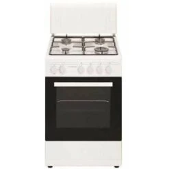 Schaub-Lorenz SS450GEW Cucina A Gas 4 Fuochi 50x50cm Con Forno A Gas Bianco