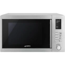 Smeg MOE25X Forno A Microonde Con Grill Estetica Universale Capacita' 25 Litri Classe Energetica 6 Programmi 51 Cm Acciaio Inox