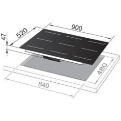 DeLonghi SLI905 Piano Cottura A Induzione In Vetroceramica 5 Zone Automatic Easy Start Funzione Melting E Chef Cook 90 Cm Nero -Fornello Italia 60618718 2