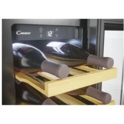 Candy CCVB 30/1 DiVino Cantinetta Vino 20 Bottiglie Classe Energetica F 6 Ripiani In Legno 81 Cm Nero -Fornello Italia 60620897 5