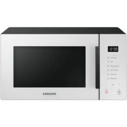 Samsung MG23T5018GE Forno A Microonde Con Grill Capacita'23 Litri Potenza 800W Sistema TDS Quick Defrost Cottura A Vapore Home Dessert Vaporiera Porcellana