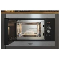 Hotpoint MF20G IX HA Microonde Con Grill Capacità 20 Litri Potenza 800W Apertura Con Pulsante A Bandiera Auto Cook Scongelamento Nero/Acciaio Inox -Fornello Italia 60625235 3
