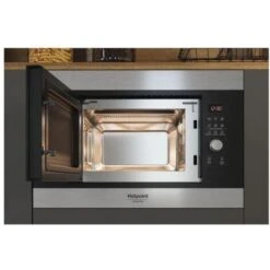 Hotpoint MF20G IX HA Microonde Con Grill Capacità 20 Litri Potenza 800W Apertura Con Pulsante A Bandiera Auto Cook Scongelamento Nero/Acciaio Inox -Fornello Italia 60625235 5
