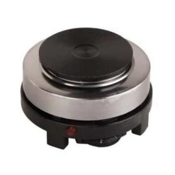 Fornello Elettrico Da Campeggio 1 Piastra In Ghisa Portatile Viaggio Casa 500W