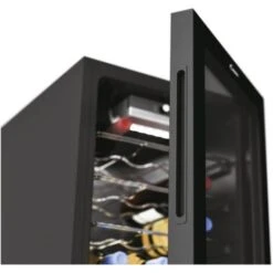 Candy CWC 021 M/N DiVino Cantinetta Vino 21 Bottiglie Classe Energetica G 6 Ripiani Cromati + 1 Wine Rack 70 Cm Nero -Fornello Italia 62961996 5