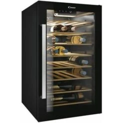 Candy CWC 154 EEL/N Vino Cantina 41 Bottiglie Classe Energetica G (A) 6 Ripiani In Legno + 1 Wine Rack Wifi 85 Cm Nero -Fornello Italia 64155935 3