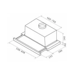 Elica ELITE 14 LUX GRIX/A/60 Cappa A Incasso 60 Cm Argento, Acciaio Inossidabile 9 Elica ELITE 14 LUX GRIX/A/60 Cappa A Incasso 60 Cm Argento, Acciaio Inossidabile -Fornello Italia 64504738 4