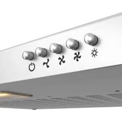 CIARRA 60cm Cappa Da Cucina Integrata: 220m³/h Estrazione, Filtro A Carbone E Grasso -Fornello Italia 64996412 3