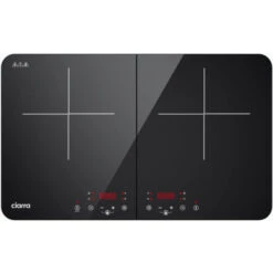 CIARRA Piastra Ad Induzione Portatile Con Doppia Zona Cottura E Controllo Touch - Nero 3500W
