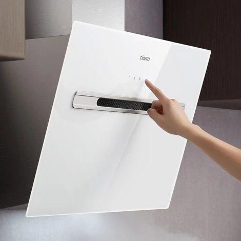 CIARRA Cappa Aspirante Controllo WiFi APP CD6736GS - Bianco, 3 Velocità, 750 M³/h, Controllo APP, 60 Cm, Filtro In Alluminio, Facile Da Pulire 6 CIARRA Cappa Aspirante Controllo WiFi APP CD6736GS - Bianco, 3 Velocità, 750 M³/h, Controllo APP, 60 Cm, Filtro In Alluminio, Facile Da Pulire - immagine 4