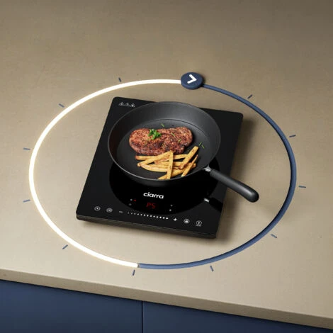 CIARRA Piano Cottura A Induzione 16 Amp Plug 2000W With Controllo Touch 6 CIARRA Piano Cottura A Induzione 16 Amp Plug 2000W With Controllo Touch - immagine 4