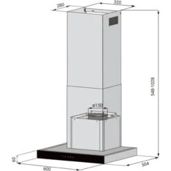 CIARRA Cappa Aspirante Touch Control 60cm CBCS6102 - Nero Con Capacità Di Aspirazione Di 650 M³/h 11 CIARRA Cappa Aspirante Touch Control 60cm CBCS6102 - Nero Con Capacità Di Aspirazione Di 650 M³/h -Fornello Italia 64996448 5