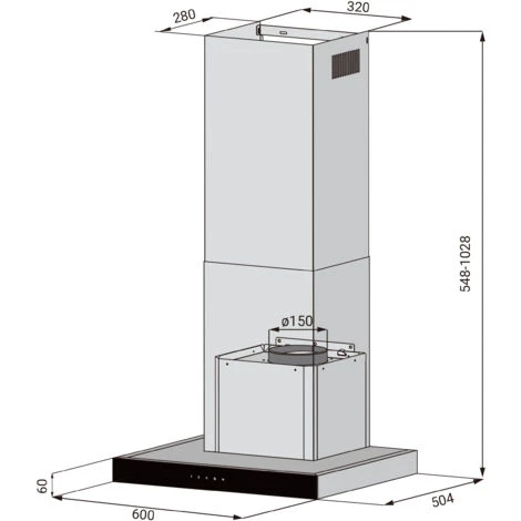 CIARRA Cappa Aspirante Touch Control 60cm CBCS6102 - Nero Con Capacità Di Aspirazione Di 650 M³/h 7 CIARRA Cappa Aspirante Touch Control 60cm CBCS6102 - Nero Con Capacità Di Aspirazione Di 650 M³/h - immagine 5