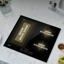 CIARRA Piano Cottura A Induzione Da Incasso A 4 Zone Con Boost E Flexzone - Nero (CD4BFBIH) 7500W -Fornello Italia 64996454 3