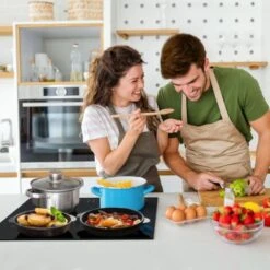 CIARRA Piano Cottura A Induzione Da Incasso A 4 Zone Con Boost E Flexzone - Nero (CD4BFBIH) 7500W -Fornello Italia 64996454 5