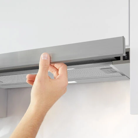 Cappa Telescopica Sottopensile Ciarra 60 Cm Con 2 Velocità - Design Scorrevole In Acciaio Inox 4 Cappa Telescopica Sottopensile Ciarra 60 Cm Con 2 Velocità - Design Scorrevole In Acciaio Inox - immagine 2