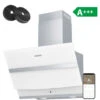 CIARRA 60cm Cappa Ad Angolo Touch Control 650 M³/h 736NWH60 - Bianco, Silenziosa -Fornello Italia 64996458 1