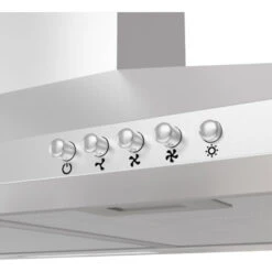 CIARRA Cappa A Parete Piramide 201SS90 Da 90cm - 350m³/h Di Aspirazione 3 Velocità Regolabili Silenziosa -Fornello Italia 64996476 4