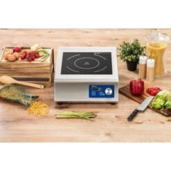 Piastra A Induzione Fornello Piano Induzione Portatile Con Timer 60-240 °C ⌀33cm -Fornello Italia 65341805 3