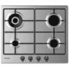 Candy Classic CHW6BR4WTX Acciaio Inossidabile Da Incasso 59 Cm Gas 4 Fornello(i)
