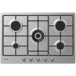 Candy Classic CHW74WTX Acciaio Inossidabile Da Incasso 75 Cm Gas 5 Fornello(i)