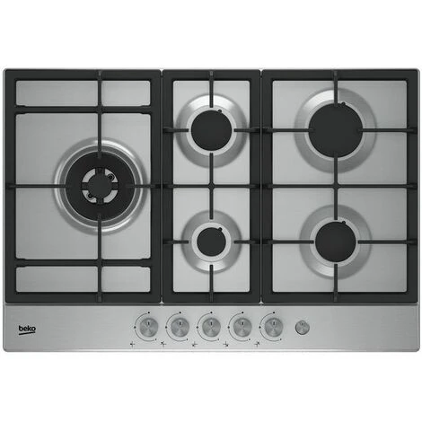 Beko HIAL 75235 SX Piano Cottura Acciaio Inossidabile Da Incasso 75cm A Gas 5 Fornelli 3 Beko HIAL 75235 SX Piano Cottura Acciaio Inossidabile Da Incasso 75cm A Gas 5 Fornelli