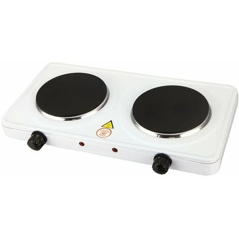 Fornello Elettrico Con 2 Piastre 2000W - 43x22xh7,5 Cm 3 Fornello Elettrico Con 2 Piastre 2000W - 43x22xh7,5 Cm
