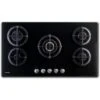 PremierTech PC5G90V Piano Cottura A Gas 5 Fuochi 90cm Vetro Nero -Fornello Italia 70294359 1