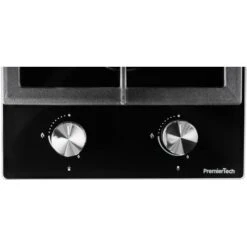 PremierTech PC302G Piano Cottura A Gas Domino 2 Fuochi 30cm Vetro Nero -Fornello Italia 70294394 4