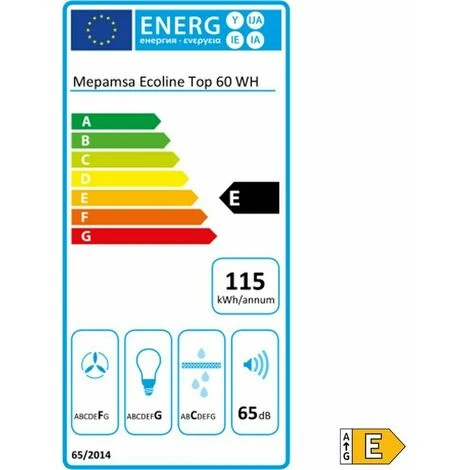 Cappa Classica Mepamsa ECOLINE V3 BLAN 300 M3/h Bianco 5 Cappa Classica Mepamsa ECOLINE V3 BLAN 300 M3/h Bianco - immagine 3