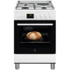 Cucina Mista 54l 4 Fuochi Bianca - Lkm648588w - Electrolux