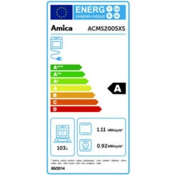 Fornello A Gas In Acciaio Inox 103l 5 Fuochi - Acms2005xs - Amica -Fornello Italia 70415705 2