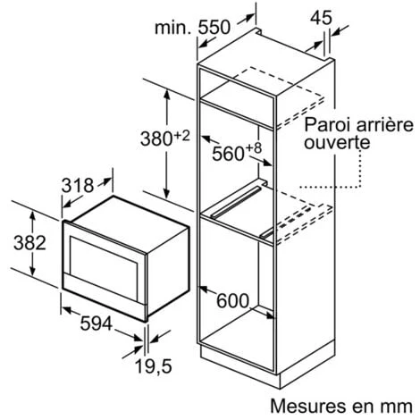 Microonde Da Incasso 21l 900w Acciaio Inox / Nero - Bf634lgs1 - Siemens 4 Microonde Da Incasso 21l 900w Acciaio Inox / Nero - Bf634lgs1 - Siemens - immagine 2